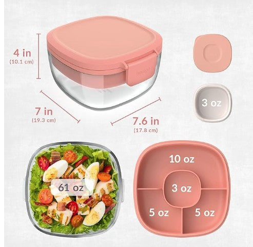 Bentgo Glass All-in-One Salad Container