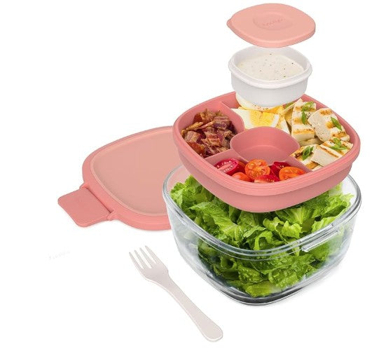 Bentgo Glass All-in-One Salad Container