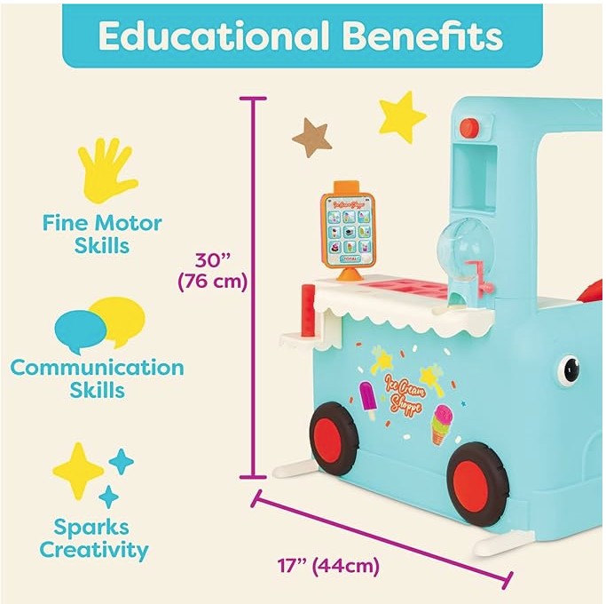 Interactive Ice Cream Truck Shoppe Playset c