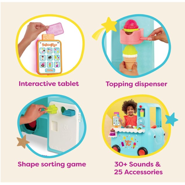 Interactive Ice Cream Truck Shoppe Playset c