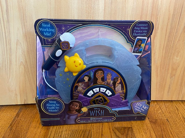 Disney Wish-sing-along boom box