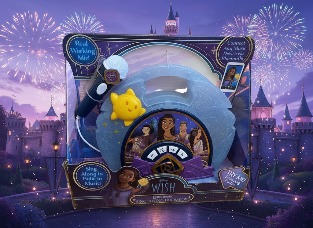Disney Wish-sing-along boom box