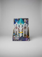 Disney Wish Toys, Rosas Castle Dollhouse Playset with 2 Posable Mini Dolls, Star Figure, 20 Accessories, Light-Up Projection Dome & More