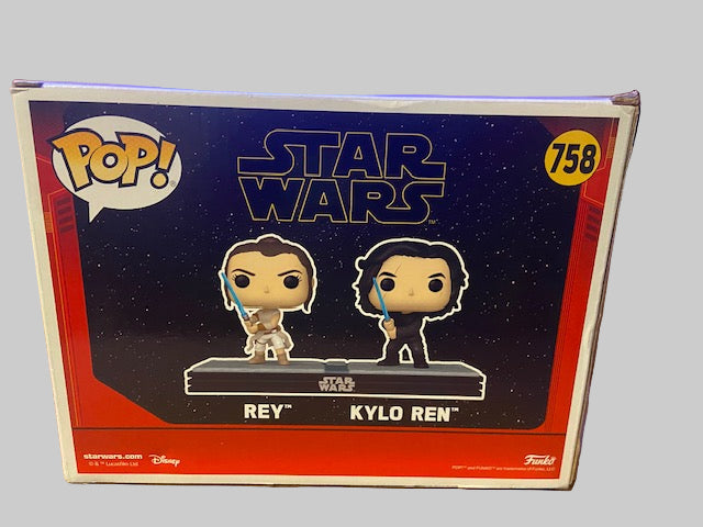 Pop! Moment Rey & Kylo Ren (Glow)
