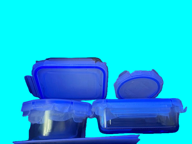 Glass Food Storage Containers with Locking Lids