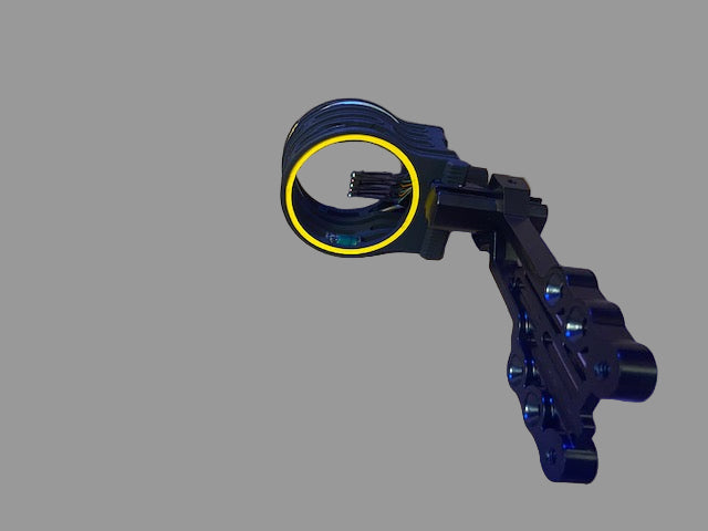 Trophy Ridge Fatal Archery Bow Sight Horizontal Ambidextrous 4-Pin .019 Accuracy