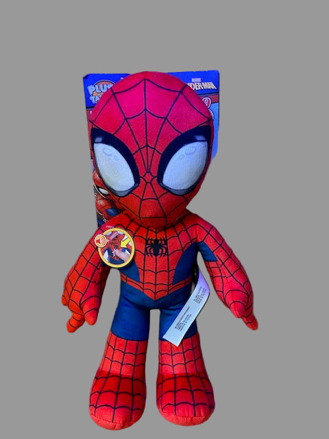 Marvel Spider-Man Talking Plush 9 Phrases Sounds Toy