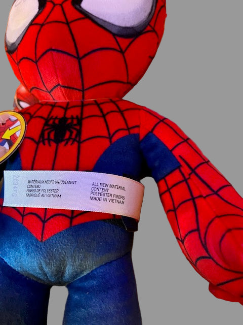 Marvel Spider-Man Talking Plush 9 Phrases Sounds Toy