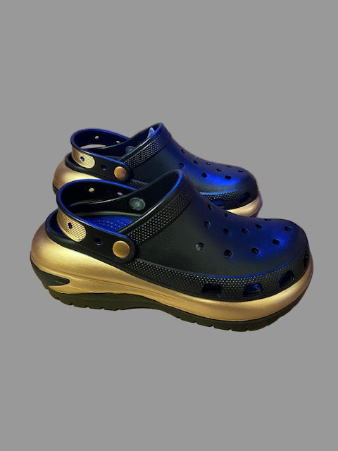 Clogs-Black/Gold- Uni-sex (Unbranded)