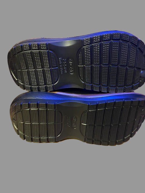 Clogs-Black/Gold- Uni-sex (Unbranded)