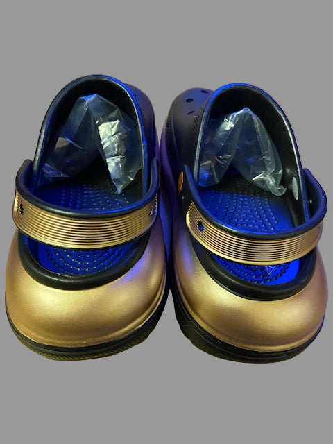 Clogs-Black/Gold- Uni-sex (Unbranded)