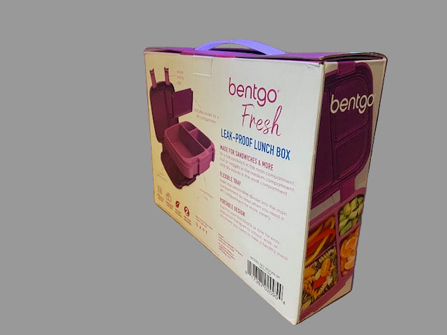 Bentgo Fresh Leakproof Versatile 4 Compartment Bento-Style Lunch Box with Removable Divider