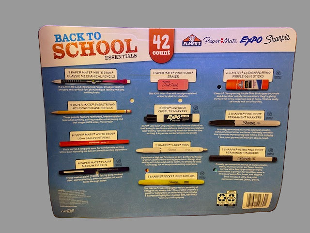 BACK TO SCHOOL ESSENTIALS Value Pack-42 items