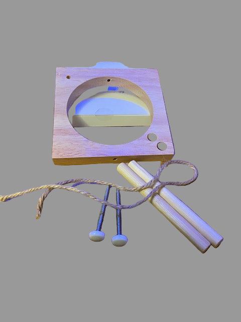 Bamboo Bird Feeder (set of 2)  and plastic 12 inch tube feeder.