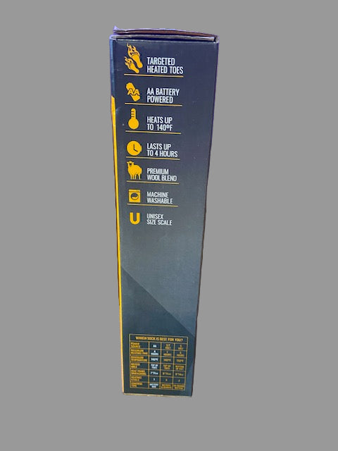 ActionHeat AA Wool Battery Heated Socks