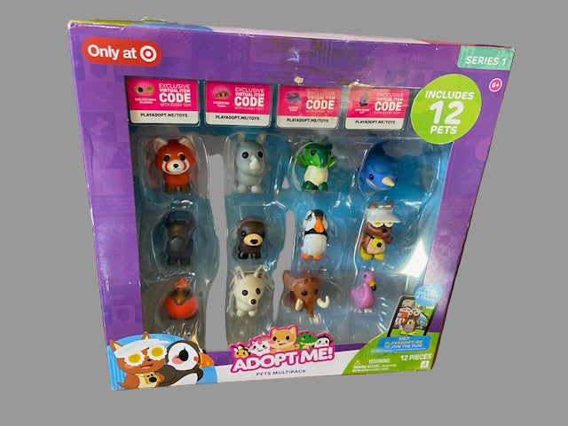 Adopt Me Pets Multipack Series 1 Mini Figures 12 Set Toy New with Box