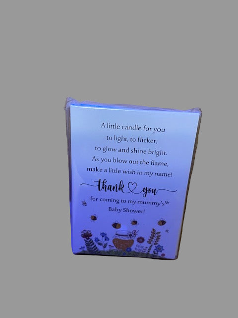 Baby Shower Party Candles Gift for Guests