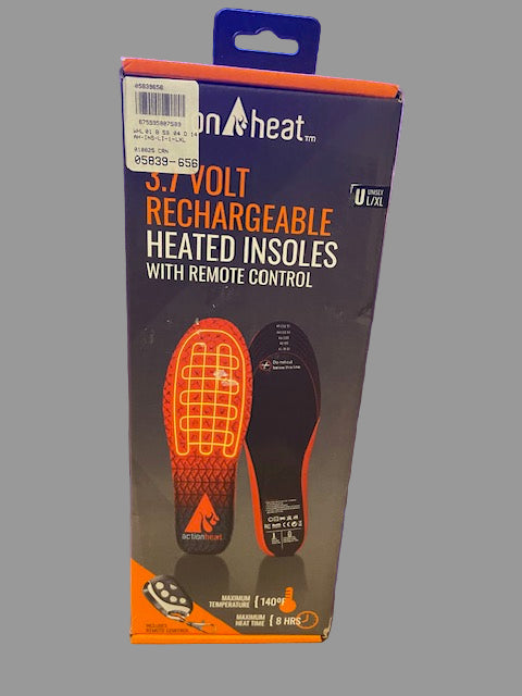 ActionHeat Rechargeable Heated Insoles with Remote