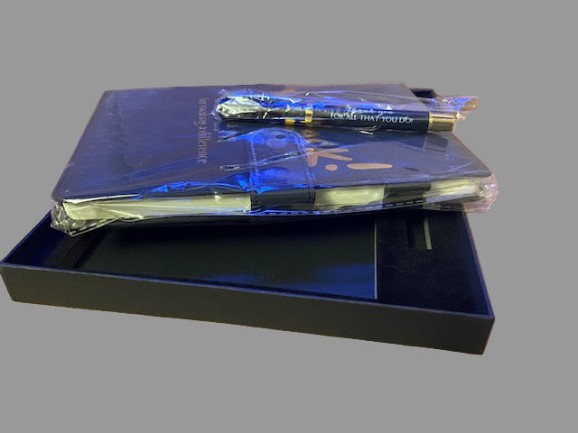 Leather Journal Notebook, Hardcover Journal Set with Pen and Gift Box