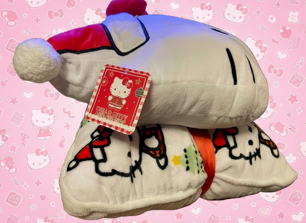 Hello Kitty 2 Pack Decorative Christmas Pillows