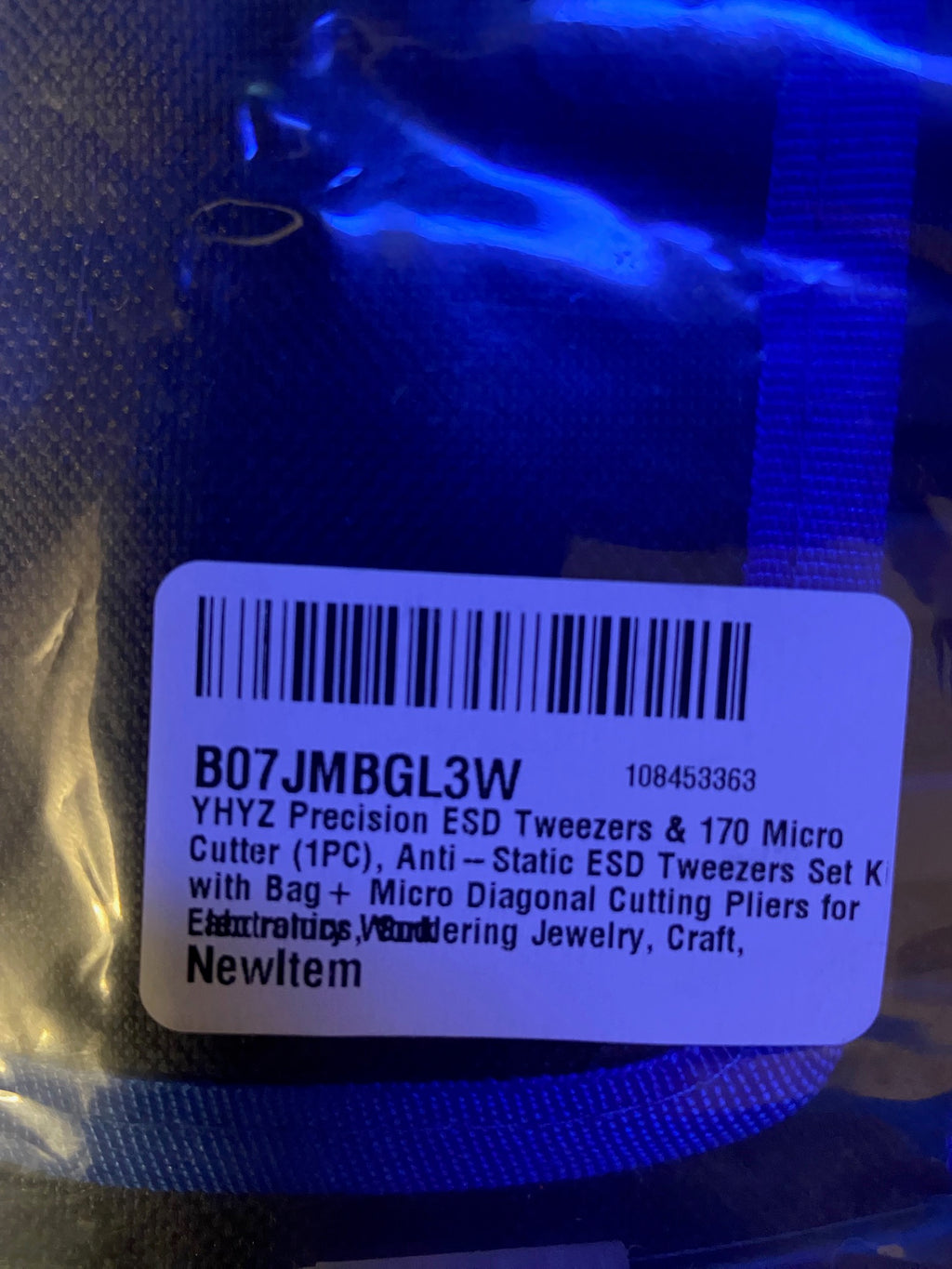 Precision ESD Tweezers & 170 Micro Cutter Anti-Static Version (9CS+170 cutter)