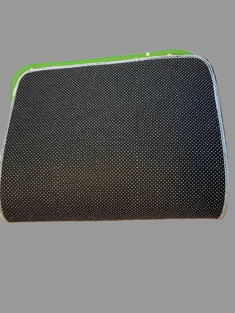 Set-of-2 Grinch Christmas Floor Mats, Non-Slip Soft Washable, Holiday Decor