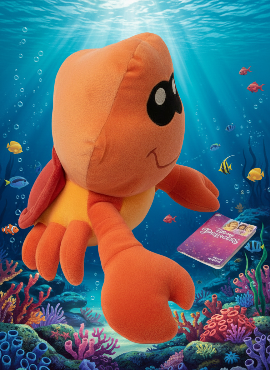 Sebastian Plush – The Little Mermaid – Small 11''