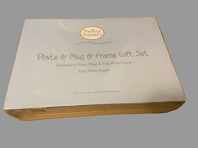 PRECIOUS MOMENTS Decorative Plate Mug Frame 2007 Gift Set