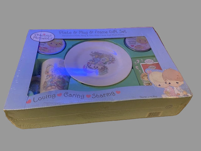 PRECIOUS MOMENTS Decorative Plate Mug Frame 2007 Gift Set