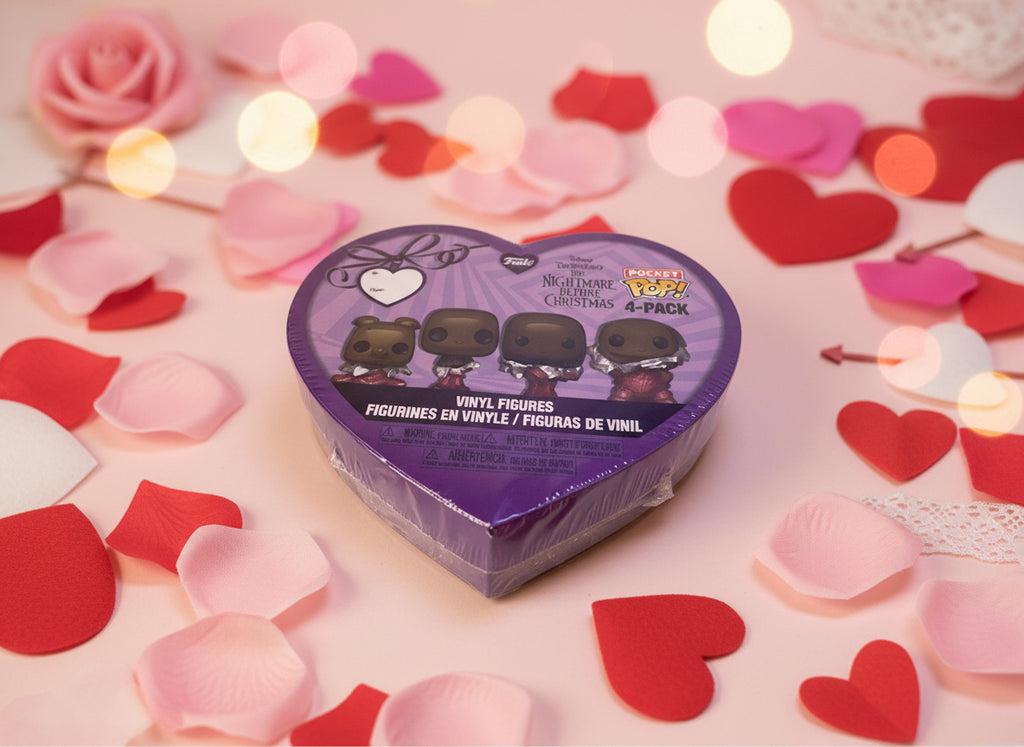 Disney Tim Burton Nightmare Before Christmas Pocket Pop Funko 4 Pack New Sealed