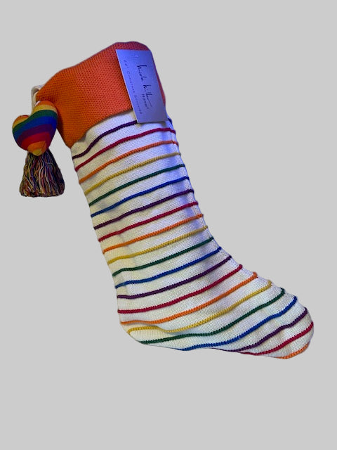 Nichole Miller Rainbow Pride Christmas Stocking