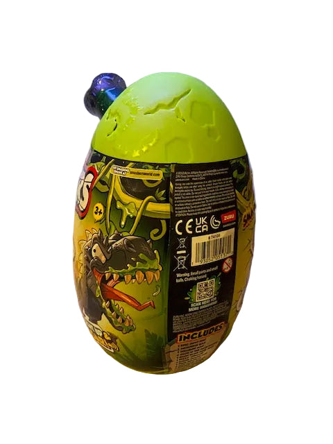 ZURU Smashers Series 1 Light Up Dino Black MEGA Mystery Egg (Over 25 Surprises!