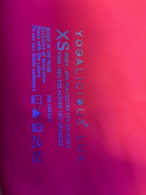 2pr-Yogalicious High Waist Squat Proof Side Pocket 9 inch Biker Shorts  (XSmall)