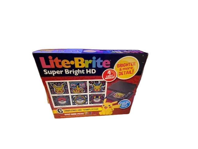 Lite Brite Super Bright HD, Pokemon Edition - Creative Retro Light-Up Screen