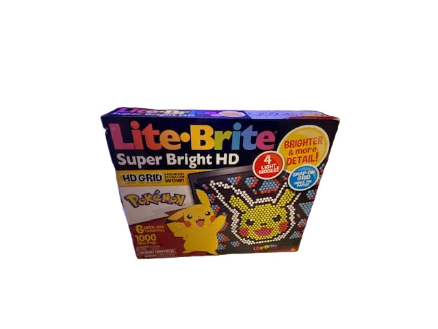 Lite Brite Super Bright HD, Pokemon Edition - Creative Retro Light-Up Screen