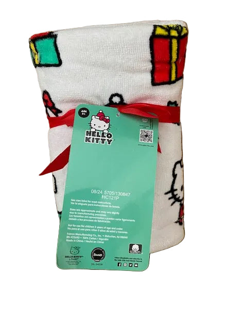 Hello Kitty Christmas Hand Towels 2 Pack Set