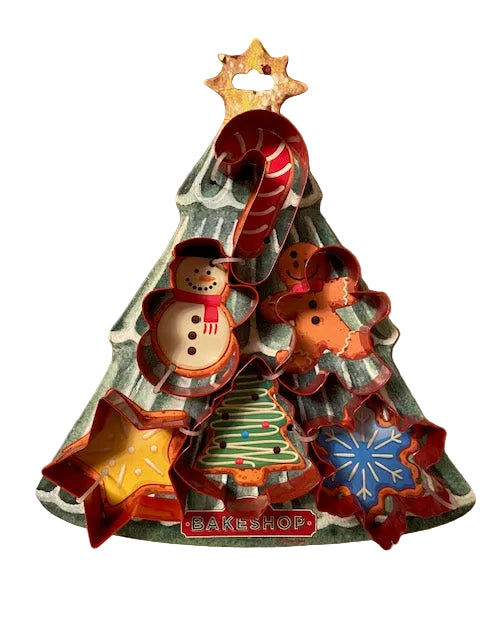 Christmas cookie cutter and gift bag set -