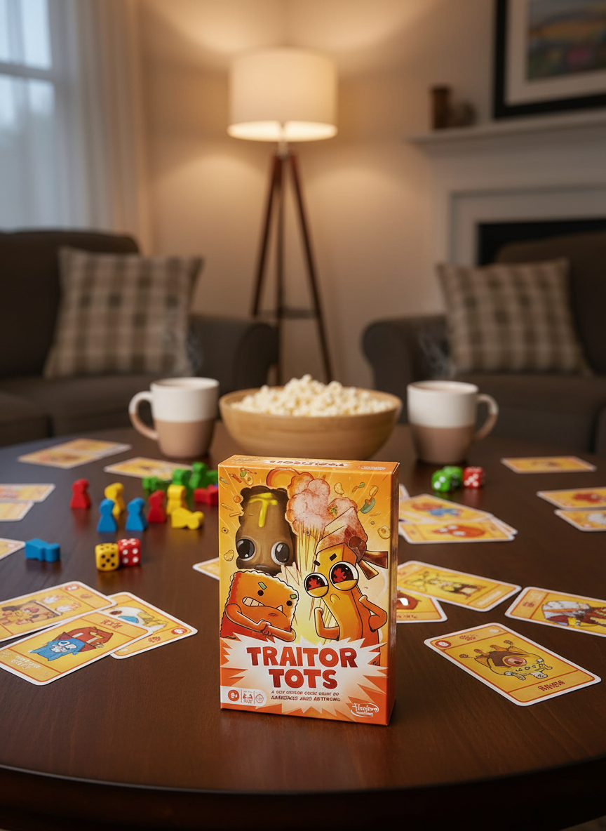 Hasbro Gaming Traitor Tots Card Game | Explosive Potato Party Card Game for Families and Adults