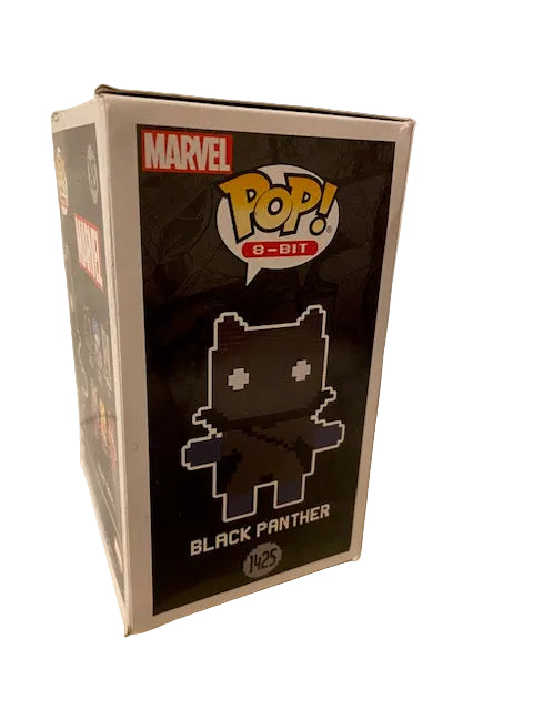 Funko Pop 8-bit Black Panther, Thor, and Dr Strange.