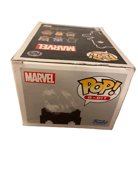 Funko Pop 8-bit Black Panther, Thor, and Dr Strange.
