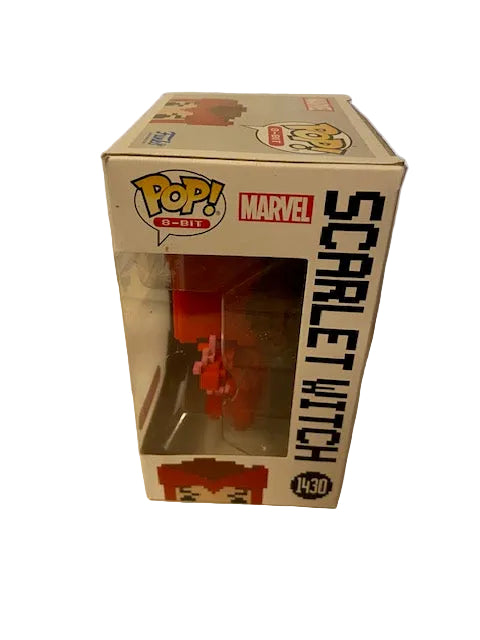Funko Pop Marvel 8 bit Iron Man 1429 and Scarlet Witch 1430