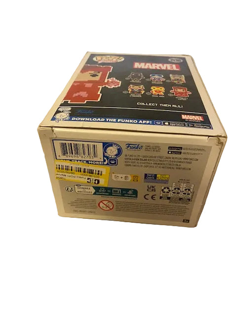 Funko Pop Marvel 8 bit Iron Man 1429 and Scarlet Witch 1430