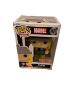 Funko Pop 8-bit Black Panther, Thor, and Dr Strange.