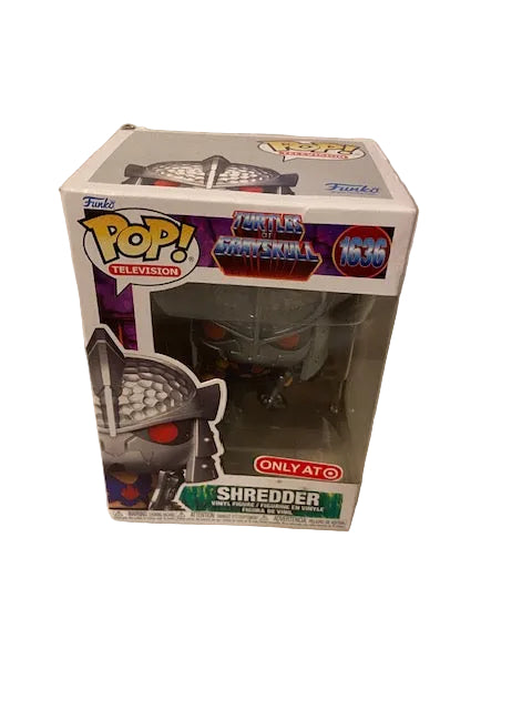 Funko Pop- Turtles of GraySkull- Shredder 1636, He-Man 1661, and Skeletor 1662,