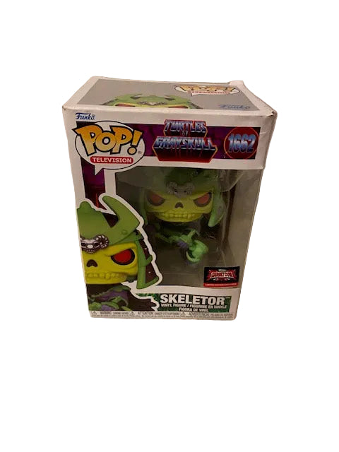 Funko Pop- Turtles of GraySkull- Shredder 1636, He-Man 1661, and Skeletor 1662,