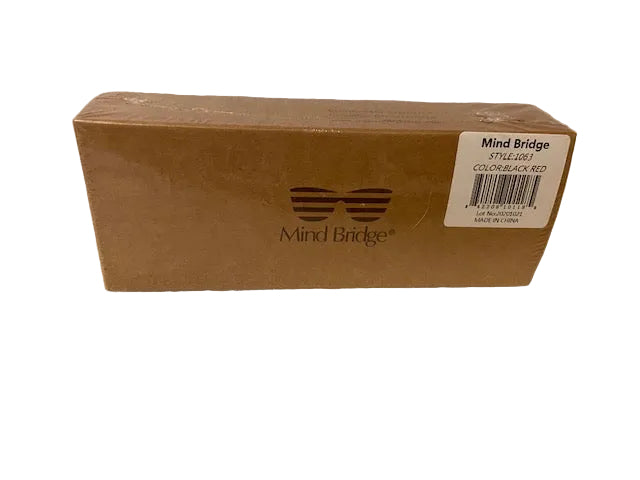 Mind Bridge kids Blue Light Blocking Glasses (BLACK/RED)