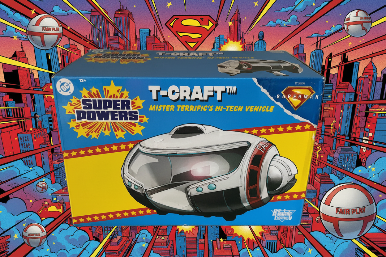 DC Super Powers T-Craft (Mr. Terrific's Hi-Tech Vehicle Superman Movie) - McFarlane Toys