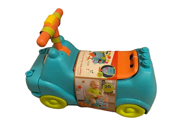 Ride-On Hippo with Blocks