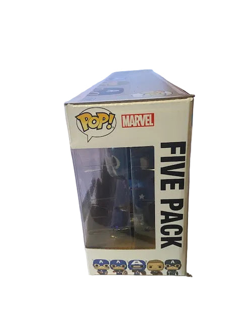 Funko Pop Marvel: Year of The Shield - Captain America Through The Ages 5 Pack