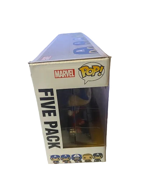 Funko Pop Marvel: Year of The Shield - Captain America Through The Ages 5 Pack